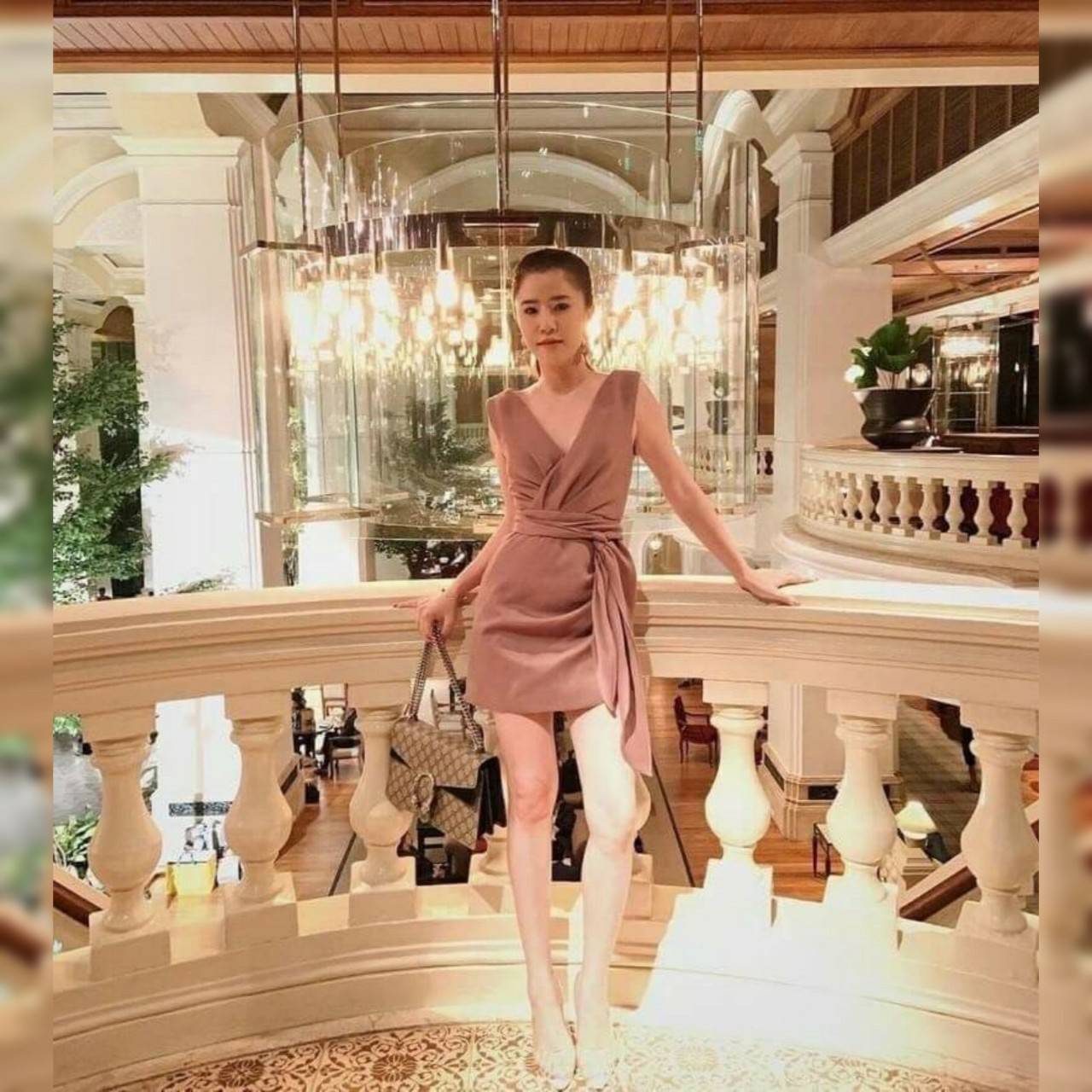 เดรสพร้อมสายผูกเอว