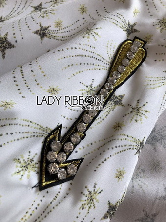 Lady Ariana Sparkling Little Star Printed Dress