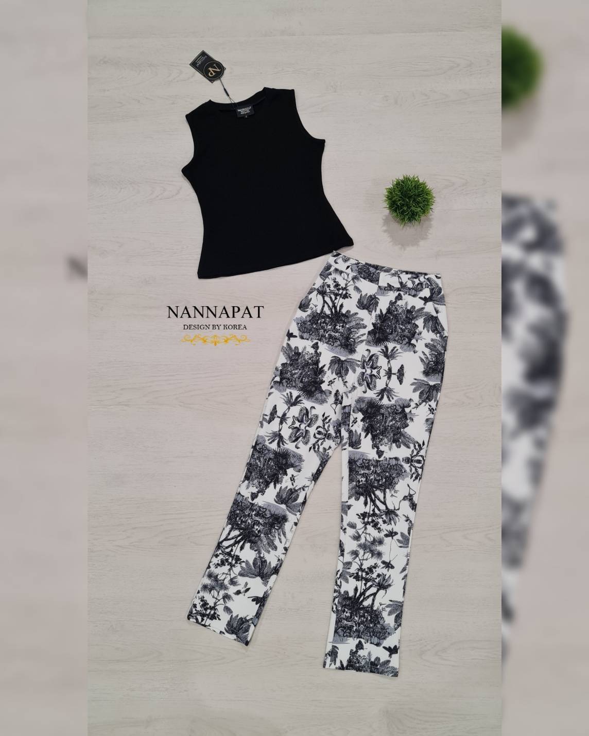 เสื้อยืดผ้าหนานุ่มใส่สบาย กางเกงทรงสวย