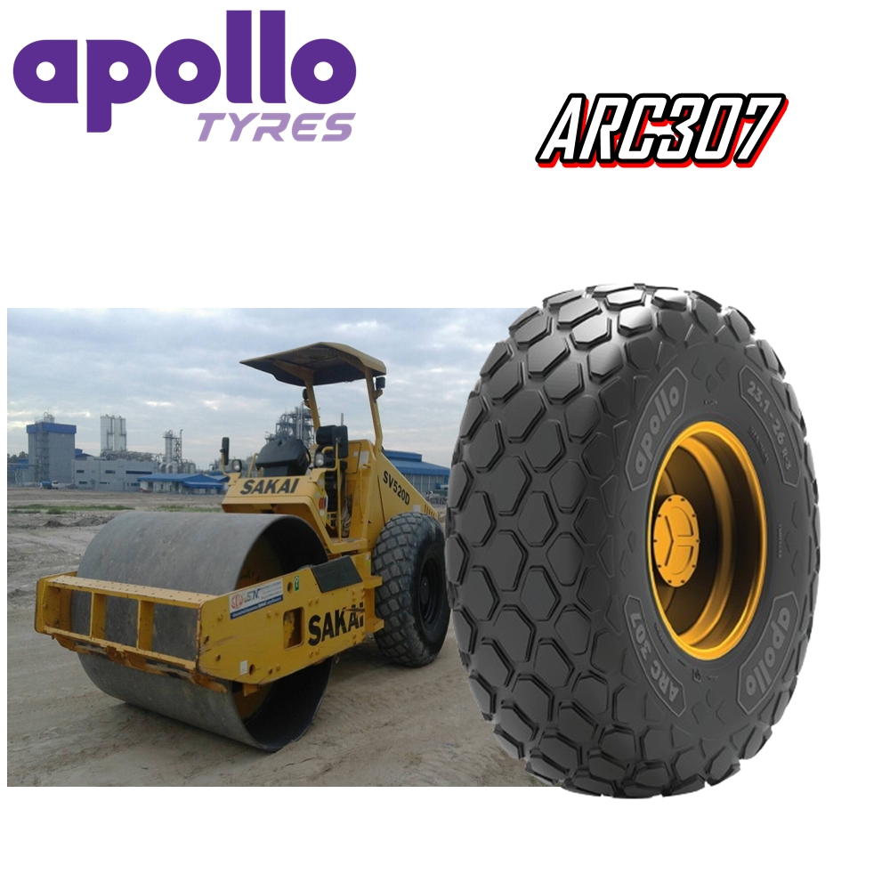 ยางรถบด ขนาด 23.1-26 รุ่น ARC307 ชนิด TL 12PR ยี่ห้อ APOLLO