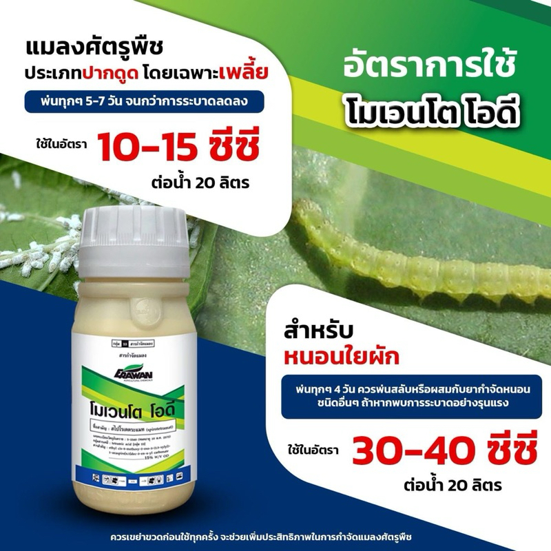 Erawan chemical(เอราวัณเคมีเกษตร) โมเวนโต โอดี 250ซีซี สารกำจัดแมลงศัตรูพืช นวัตกรรมใหม่ ล่าสุดจาก เอราวัณ