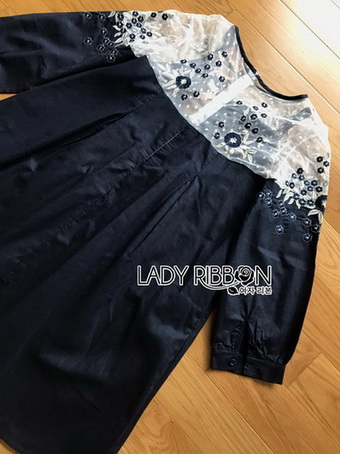 Black Cotton Dress เดรสสั้นผ้าคอตตอนสีกม