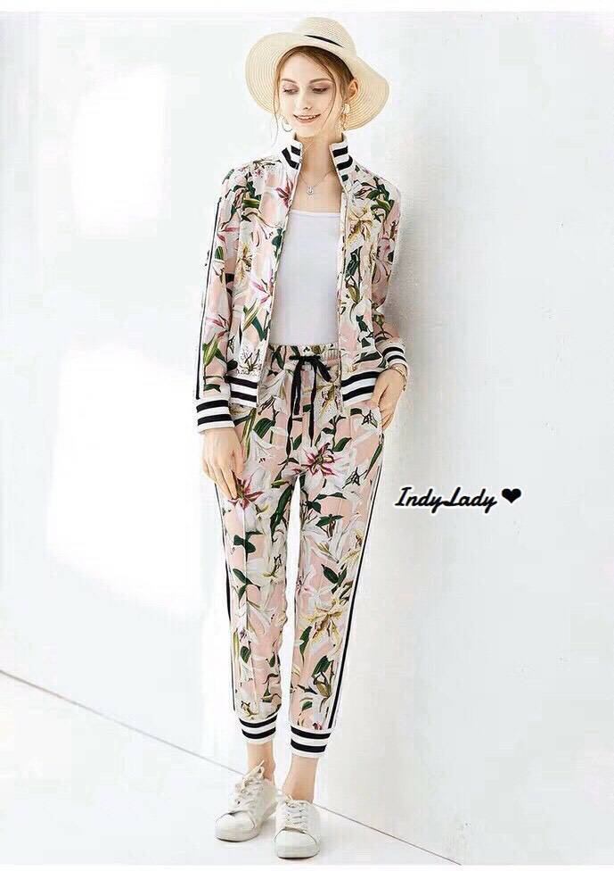 เสื้อ+กางเกง ตัวเสื้อJacket แขนยาว