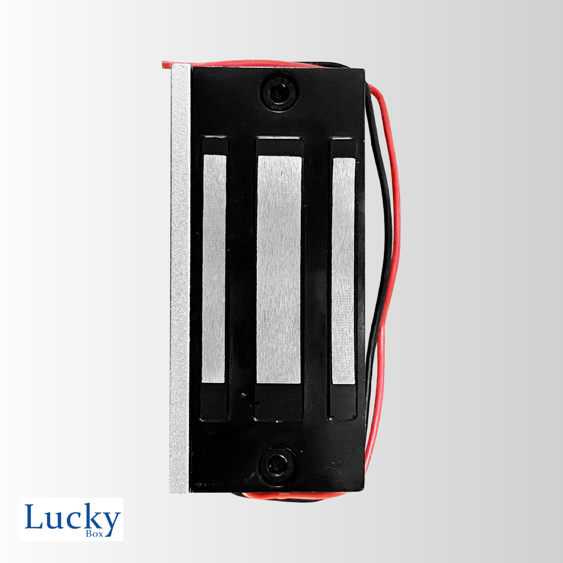 กลอนประตูแม่เหล็กไฟฟ้า 60 kg. (24VDC) กลอนประตูล็อคแม่เหล็กไฟฟ้าเป็นล็อคประตูเดียวขนาดเล็กแบบไฟฟ้า