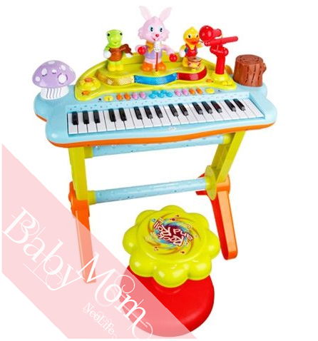 เปียโนไฟฟ้าสำหรับเด็ก Huile Multi function Piano