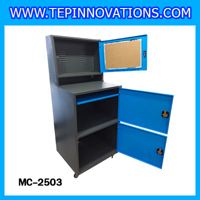 Mobile Computer Station ตู้Mobile computer รุ่น MC-2503(มีตู้ครอบคอมพิวเตอร์)