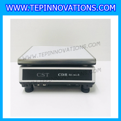 เครื่องชั่งน้ำหนักดิจิตอล พิกัดน้ำหนัก 30กิโลกรัม ยี่ห้อ CST รุ่น CDR ความละเอียด 1g (เครื่องชั่งผ่านตรวจรับรองจากสำนักชั่งตวงวัด)