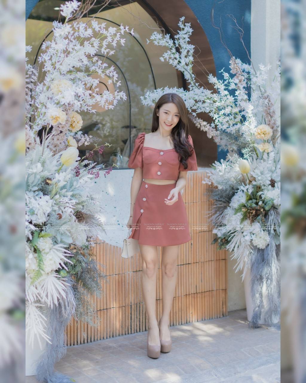 ชุดเซทกระโปรงกางเกง