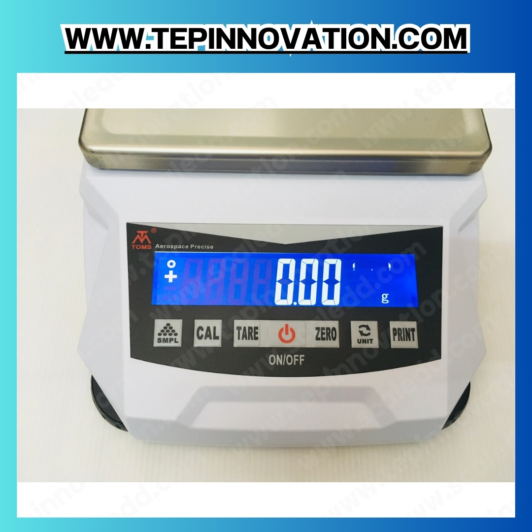 เครื่องชั่งดิจิตอล ทศนิยม 2 ตำแหน่ง รุ่น TM-EXB20002S พิกัด 2000g x 0.01g พิกัดน้ำหนัก 2000g ความละเอียด 0.01g เครื่องชั่งละเอียดสูง Precision Balance ยี่ห้อ TOMS รุ่น TM-EXB20002S