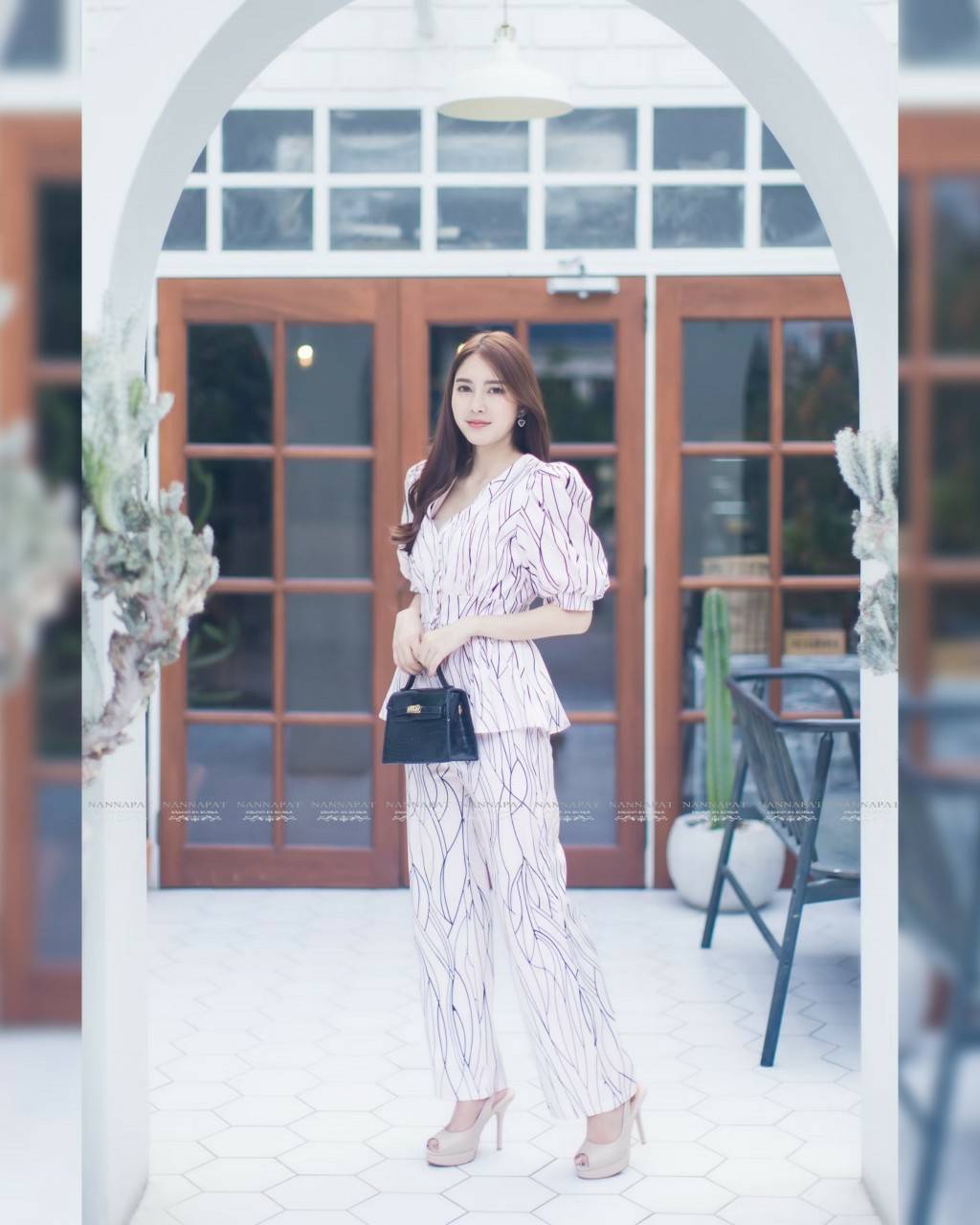 เสื้อกระดุมหน้า แขนเจ้าหญิงสวย