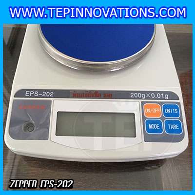 เครื่องชั่งละเอียดสูงทศนิยม2ตำแหน่ง รุ่น EPS พิกัด 200g x 0.01g เครื่องชั่ง200g เครื่องชั่งดิจิตอล200กรัม เครื่องชั่งน้ำหนัก200g ตาชั่งดิจิตอล200กรัม ตาชั่งละเอียดสูง200g รุ่น EPS-202