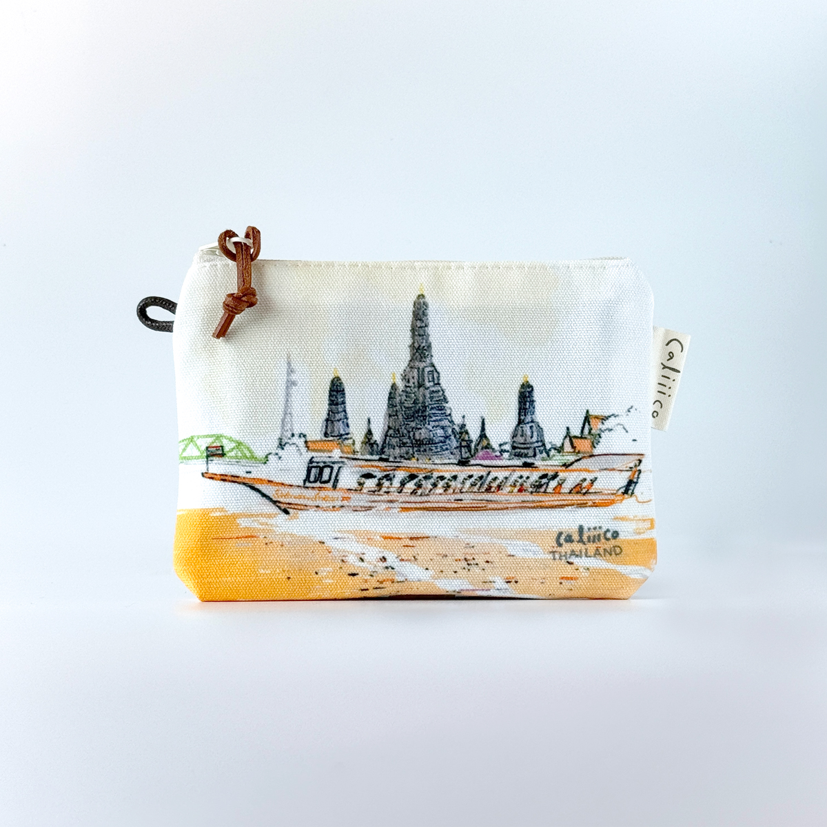 กระเป๋าใส่บัตรและเหรียญ ลายWatArun
