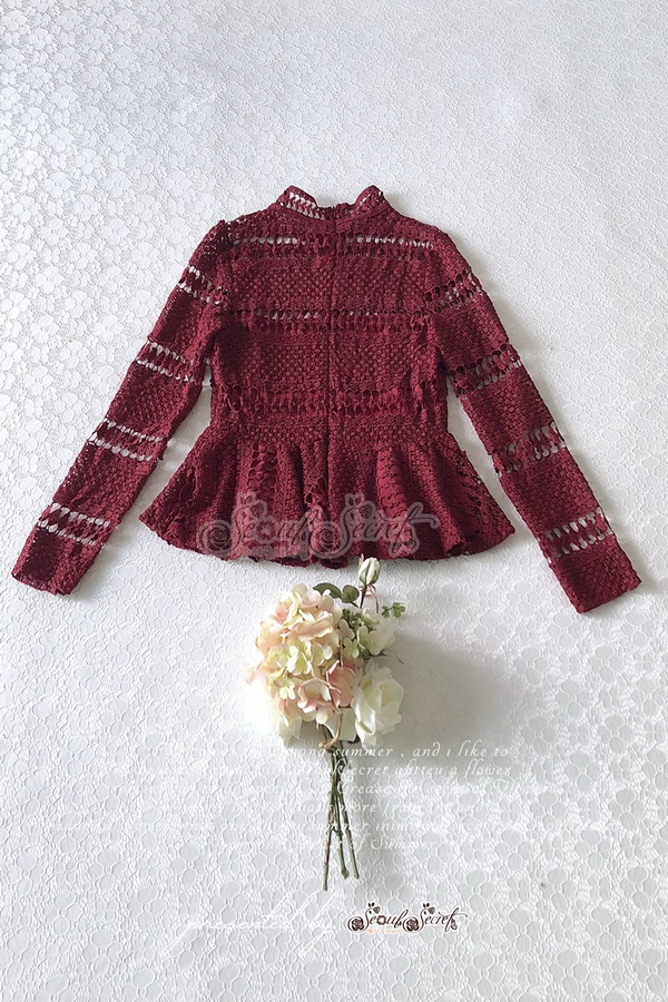 เสื้อคอตั้งลุคสาวเกาหลีโทนสีเปรี้ยวสวยหรู