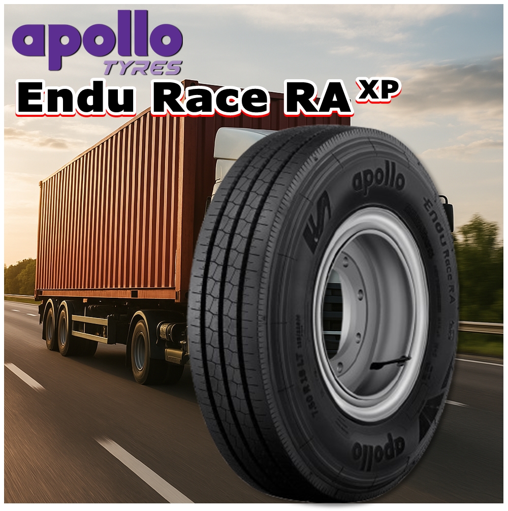ยางรถบรรทุก เรเดียล ขนาด 11R22.5 รุ่น Endu Race RA (XP) 16PR ยี่ห้อ APOLLO