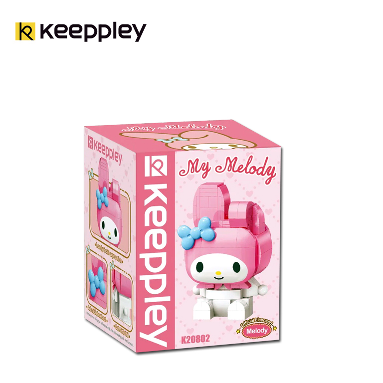 (สินค้าลิขสิทธิ์แท้) ชุดตัวต่อการ์ตูน My Melody x Keeppley