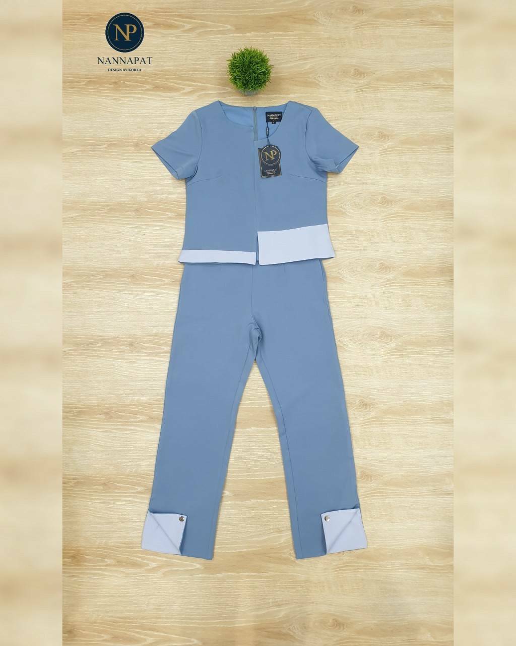 เสื้อซิปหลัง กางเกงทรงสวย