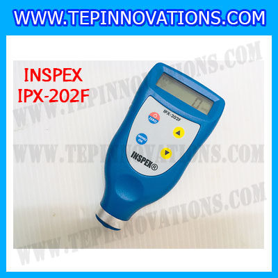 เครื่องมือวัดความหนาสีและงานชุบผิว INSPEX รุ่น IPX-202F ประเภทหัววัดรวม เครื่องวัดความหนาผิวเคลือบ วัดความหนางานชุบ วัดความหนาสี วัดความหนาโครเมียม ชุบซิงก์ อุปกรณ์วัดความหนา