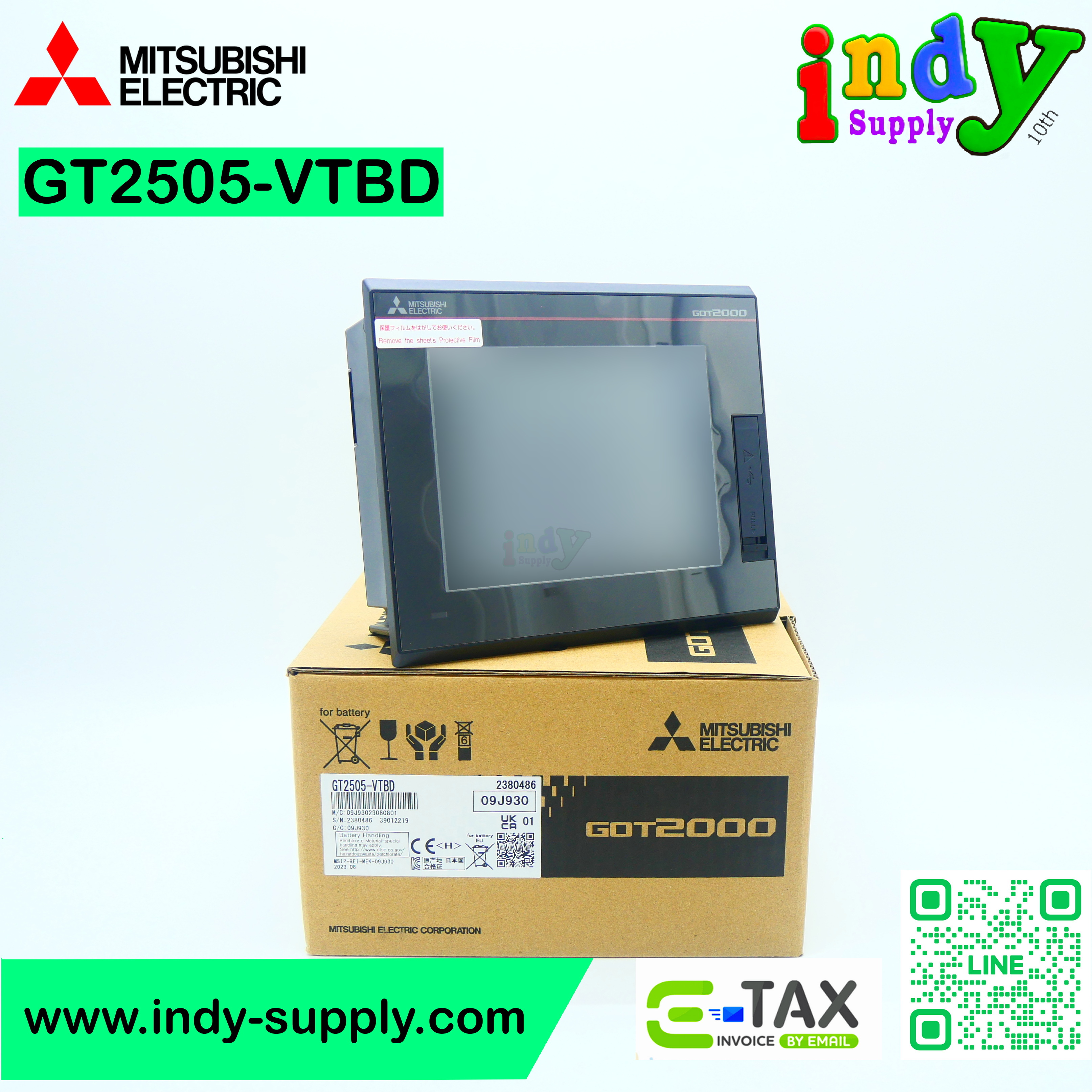 GT2505-VTBD MITSUBISHI HMI 5.7"
