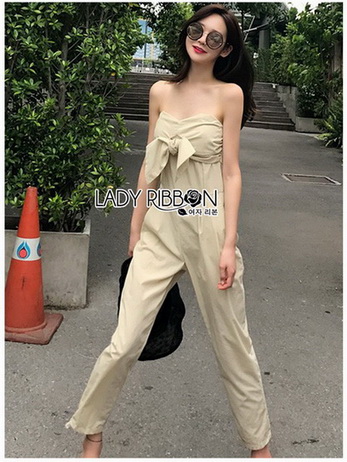 Lady Lily Casual Chic Ribbon Jumpsuit