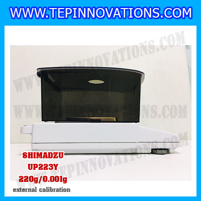 เครื่องชั่งดิจิตอล ทศนิยม 3 ตำแหน่ง รุ่น UP223Y 220gx0.001g เครื่องชั่งละเอียดสูง220g เครื่องชั่งน้ำหนัก220g ตาชั่ง220กรัม พิกัดน้ำหนัก 220g ความละเอียด 0.001g ยี่ห้อ SHIMADZU รุ่น UP223Y