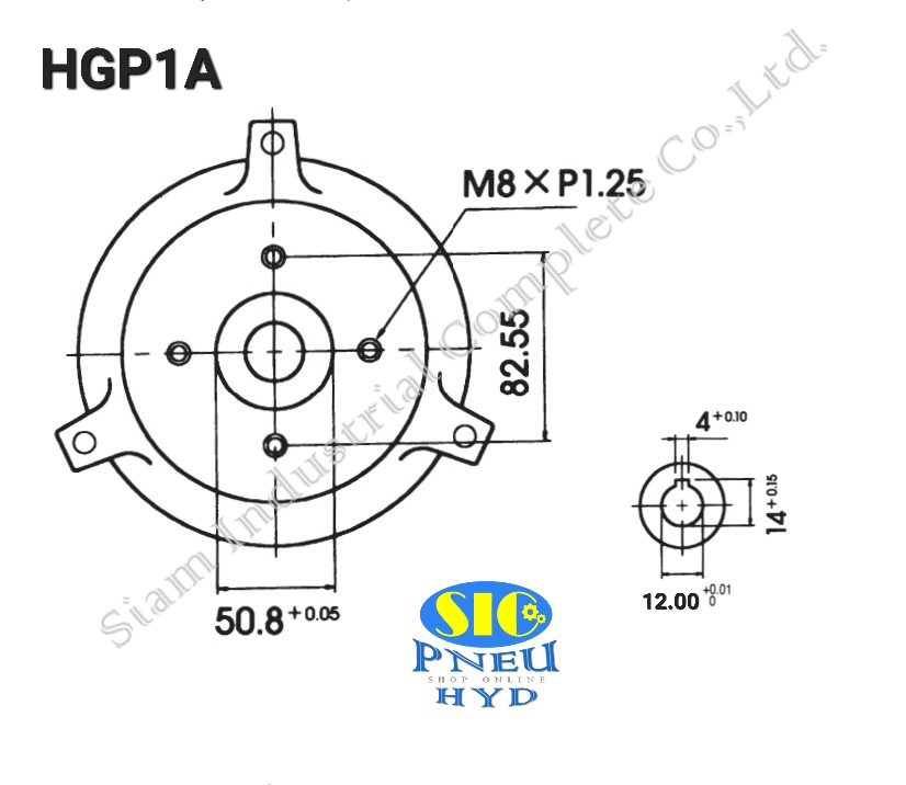 J-HSL-1HP,2HP,3HP,5HP-4P-3PH-A2-** : Electric Motor,มอเตอร์ไฟฟ้าเพลาใน แบบหน้าแปลน