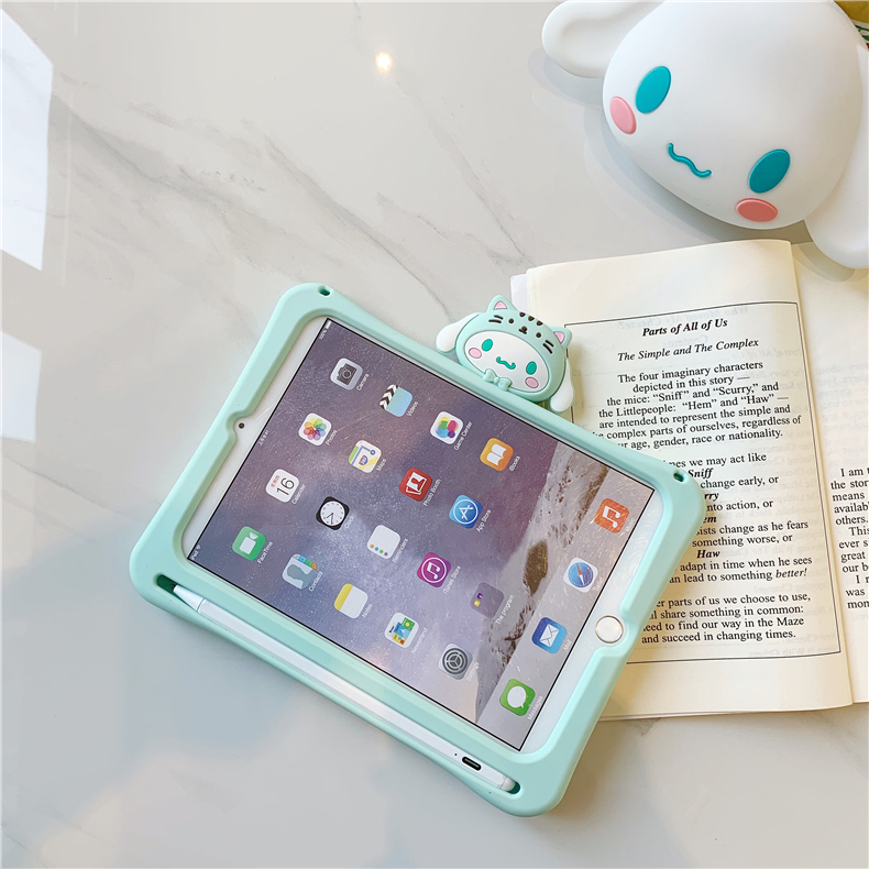 เคสซิลิโคนการ์ตูนชินนามอนโรล (ใส่ปากกาได้) - เคสไอแพดมินิ 1/2/3