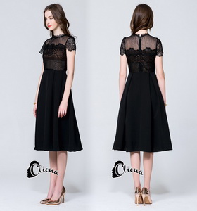 Dress - เดรสดำงานลูกไม้