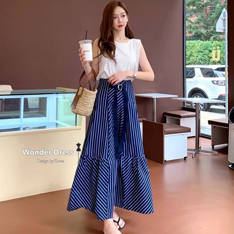 จั๊มสูทรแขนกุดทรงสวยสีน้ำตาล