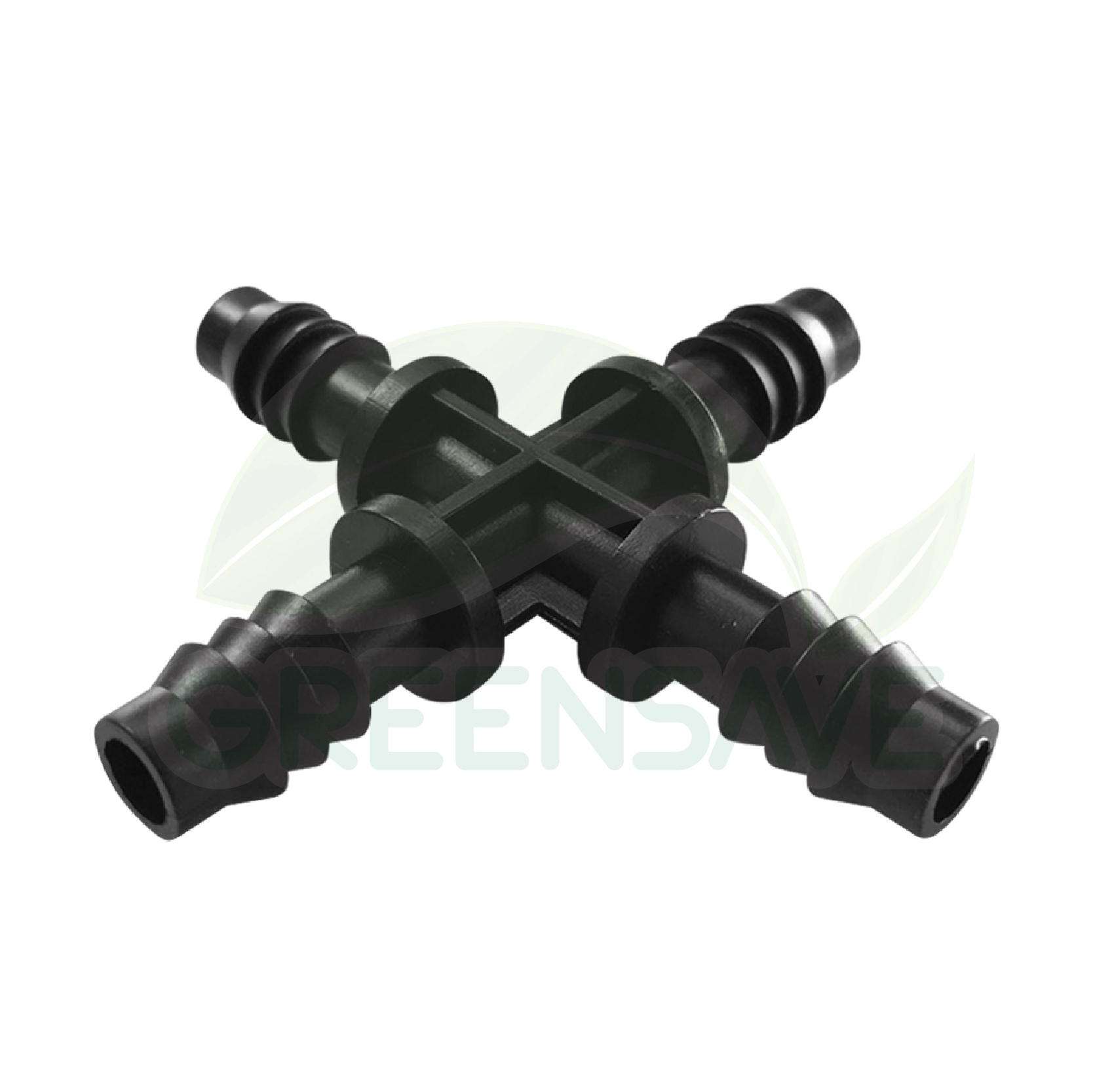 ข้อต่อสายไมโคร สี่ทาง ขนาด 8/12 mm (แพ็ค 20 ชิ้น)