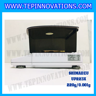 เครื่องชั่งดิจิตอล ทศนิยม 3 ตำแหน่ง รุ่น UP223X 220gx0.001g เครื่องชั่งละเอียดสูง220g เครื่องชั่งน้ำหนัก220g ตาชั่ง220กรัม พิกัดน้ำหนัก 220g ความละเอียด 0.001g ยี่ห้อ SHIMADZU รุ่น UP223X