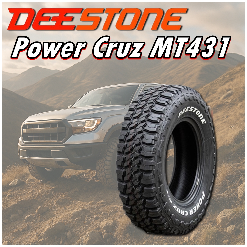 ยางรถยนต์ ขนาด 265/65R17 รุ่น MT431 ยี่ห้อ Deestone (แถมจุ๊บลม)