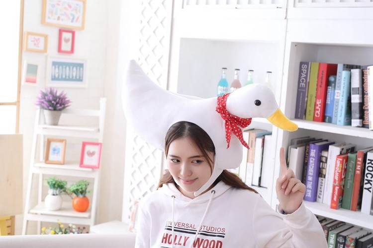 หมวกเป็ดสีขาว เป็ดย่าง MK