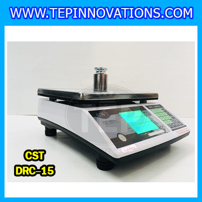 เครื่องชั่งนับจำนวน15กิโลกรัม เครื่องชั่งดิจิตอล15kg เครื่องชั่งน้ำหนัก15kg ตาชั่งนับชิ้นงาน 15kg พิกัดน้ำหนัก 15kg ความละเอียด 0.5g ยี่ห้อ CST รุ่น DRC