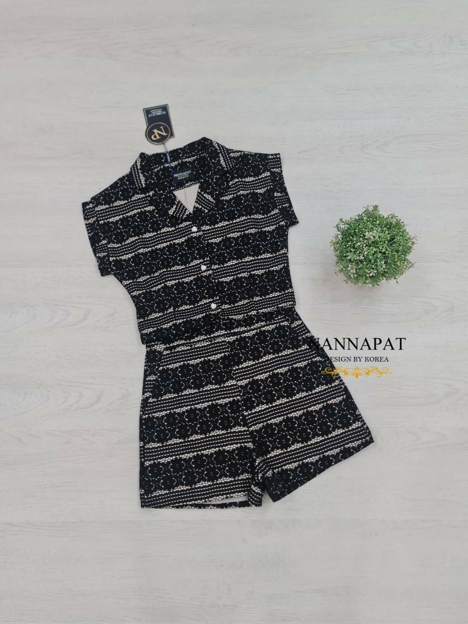 งานกระดุมหน้า กางเกงมีกระเป๋าข้าง