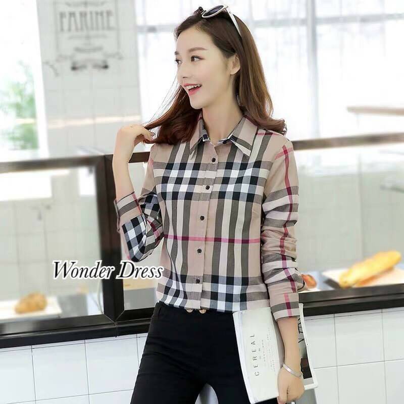 เสื้อเชิ้ตลายเอกลักษณ Burberry