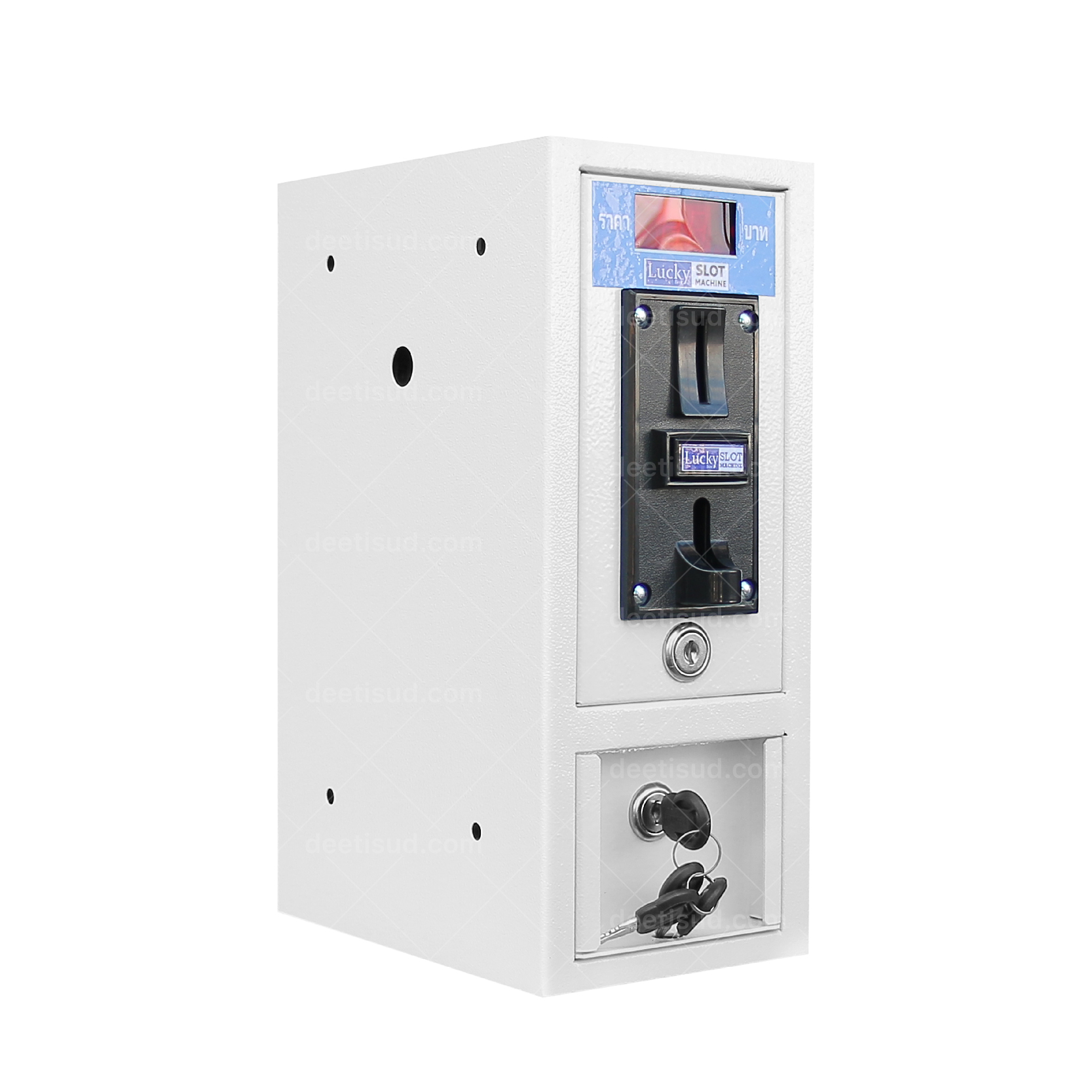 กล่องหยอดเหรียญระบบอัตโนมัติ สำหรับเครื่องซักผ้า รุ่นLK25B พร้อมบอร์ด LK-102