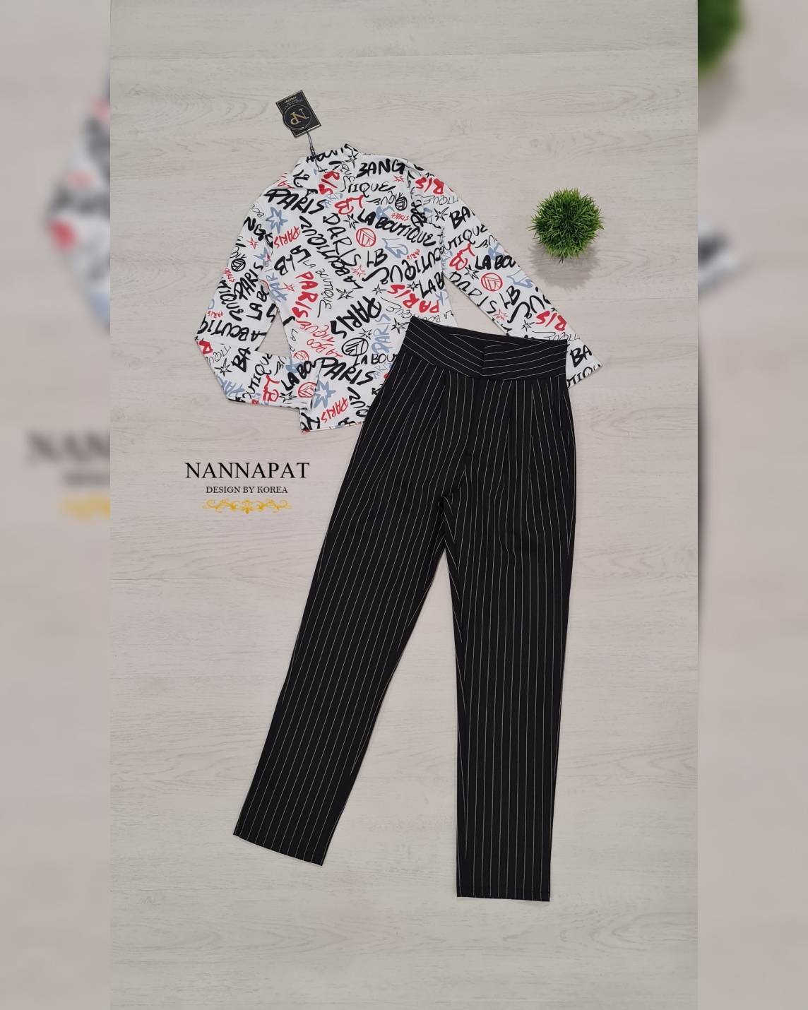 เสื้อสามารถสวมได้เลยคะ ลายเก๋ไก๋