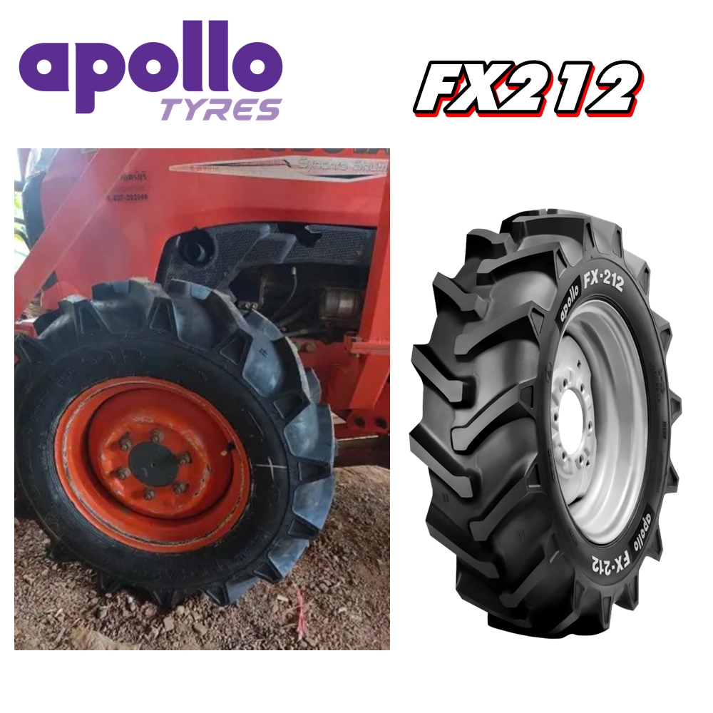 ยางรถไถ 8-18 ,8-16 ,7-16 รุ่น FX212 ชนิด TT ยี่ห้อ APOLLO