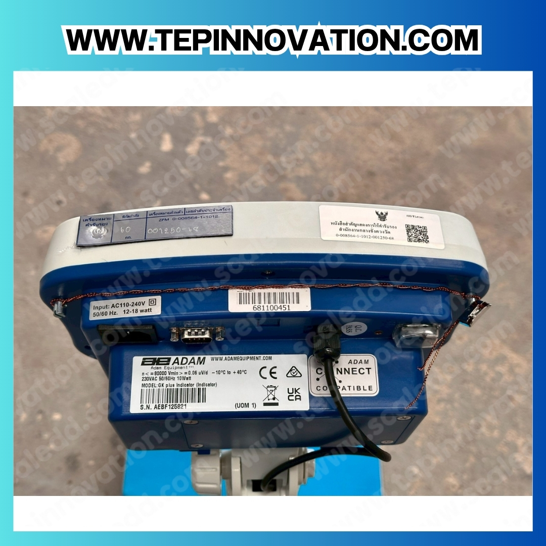 เครื่องชั่งน้ำหนักดิจิตอล ADAM รุ่น GK-60kg x 0.002kg เครื่องชั่งน้ำหนัก30กิโล เครื่องชั่งดิจิตอล30kg เครื่องชั่งน้ำหนัก30kg ตาชั่ง30kg ขนาดแท่น 30x40cm ยี่ห้อ ADAM รุ่น GK