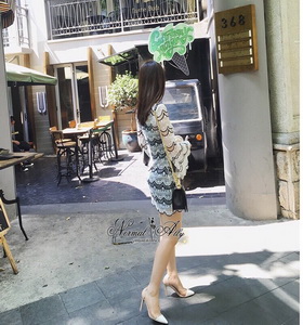 ชุดเดรสแฟชั่นฤดูร้อน เสื้อผ้าลูกไม้เกาหลี
