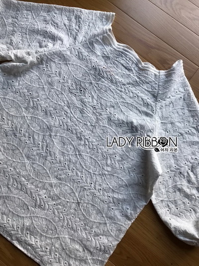 Cotton Blouse Lady Ribbon ขายผ้าคอตตอน