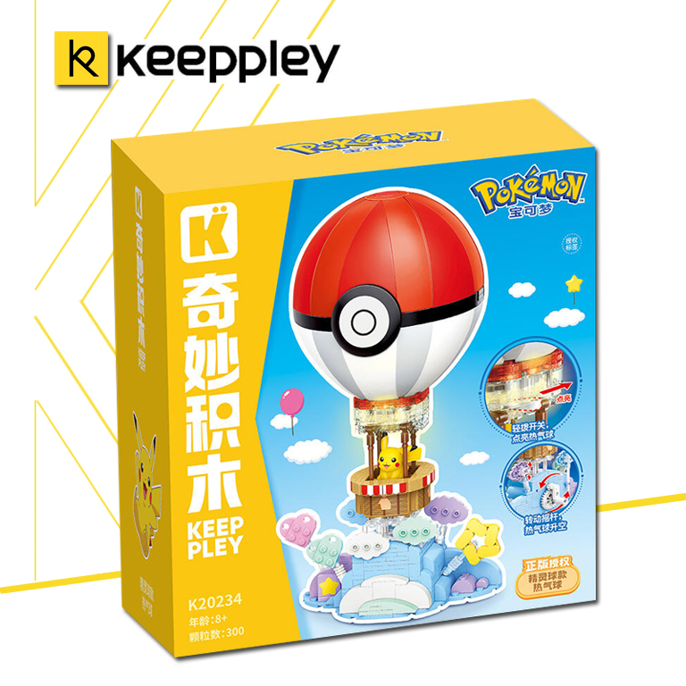 (สินค้าลิขสิทธิ์แท้) ชุดตัวต่อการ์ตูน Pokemon x Keeppley