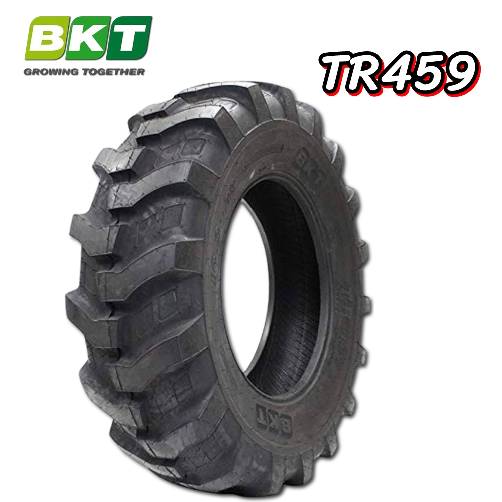 ยางรถอุตสาหกรรม รถตัก รถเกรด ขนาด 16.9-24 รุ่น TR459 ชนิด TL 12PR ยี่ห้อ BKT