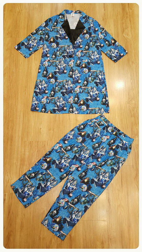 ชุดเซ็ทเสื้อสูทเสื้อซับในกางเกง