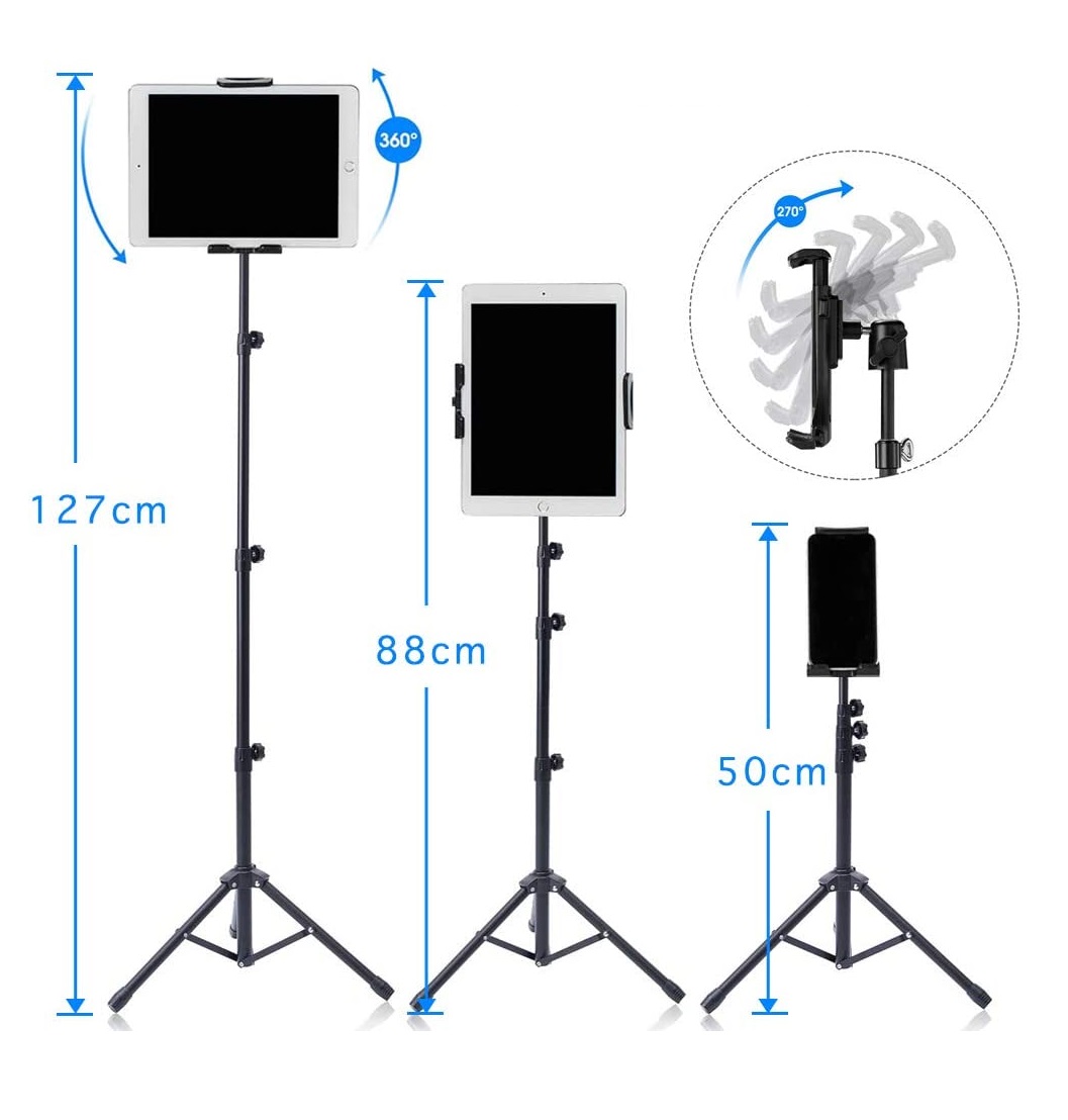 Jripod Stand ขาตั้ง iPad,แท็บเล็ต หมุนได้ 360 องศา