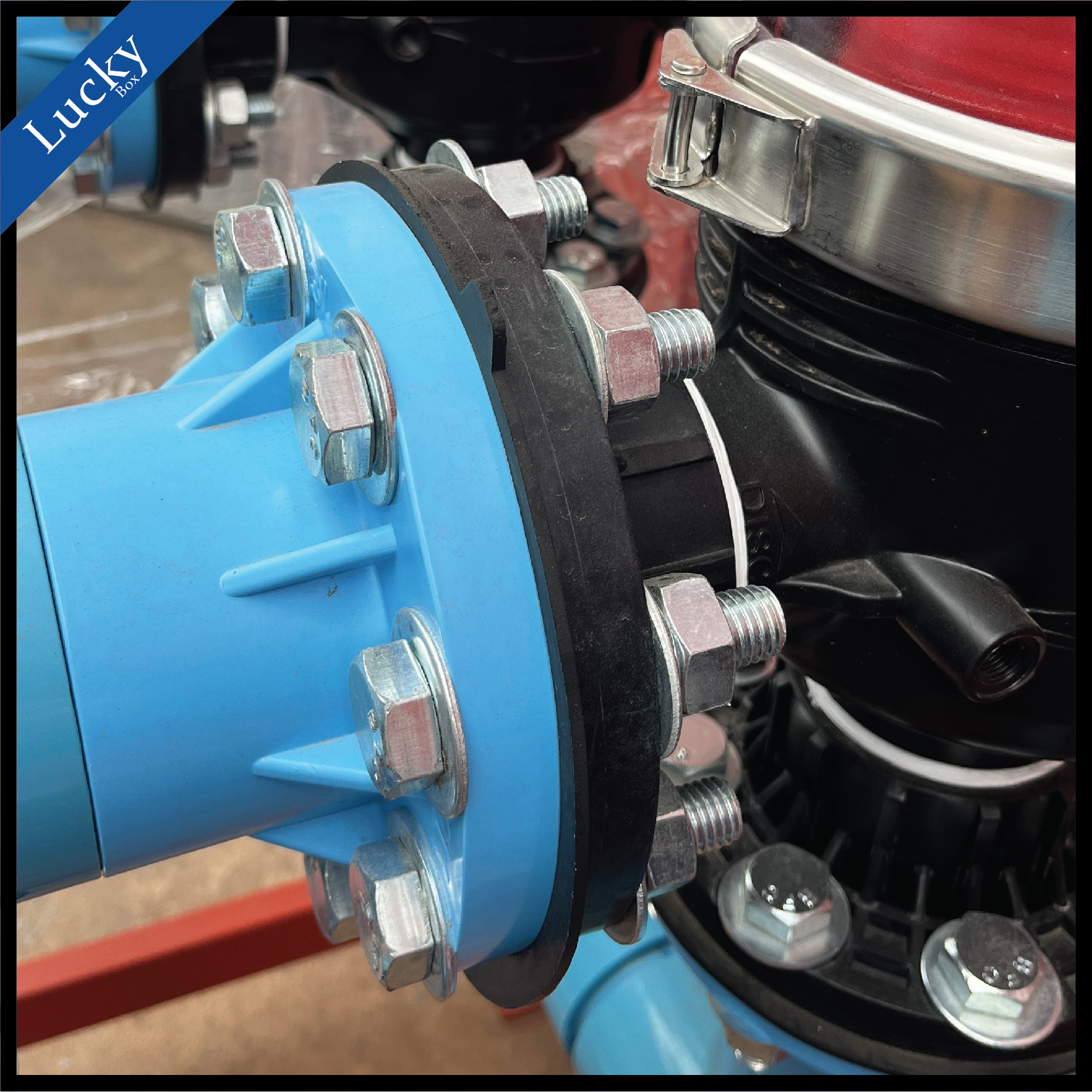 หน้าแปลนเกลียวใน ขนาด 4 นิ้ว หน้าแปลน HDPE