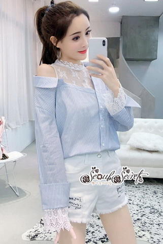 เสื้อเชิ๊ทดีเทลทรงเสื้อเชิ้ท