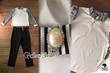 ชุดเซ็ทเสื้อขาว เซ็ทเสื้อดำ