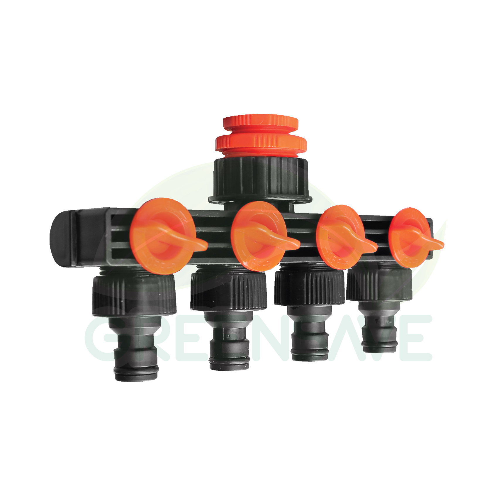 ตัวแปลงก๊อกน้ำ แยก 4 ทาง ข้อต่อก๊อกน้ำแบบสวมเร็ว สำหรับสายยาง