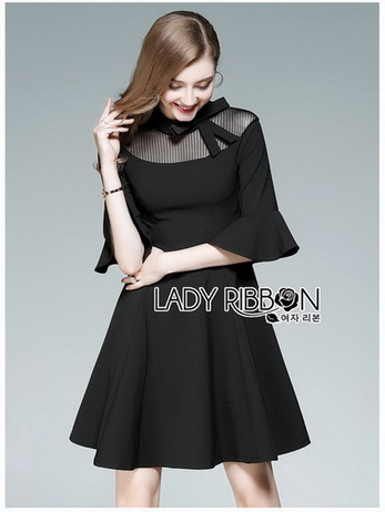 Lady Ribbon เดรสสีดำแต่งริบบิ้น